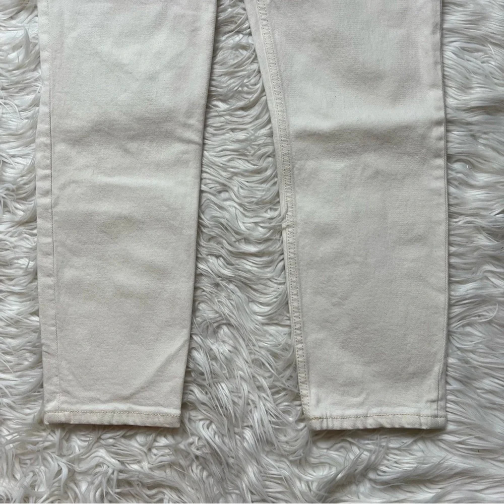 RE/DONE 90s High Rise Ankle Crop Jeans Vintage White Denim Casual Women’s 30 - Picture 3 of 12